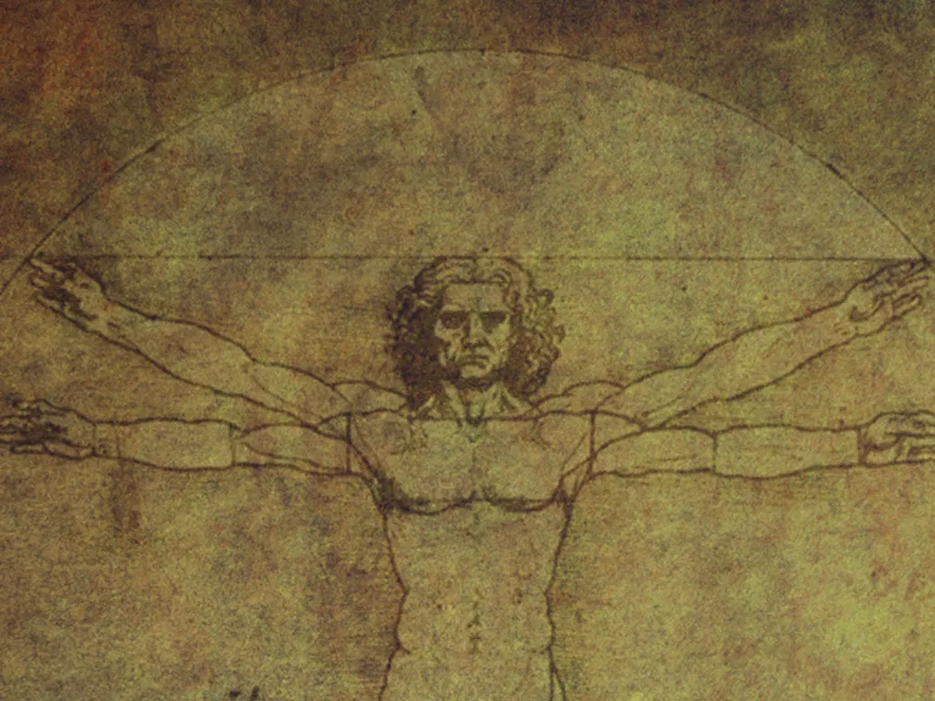 Der vitruvianische Mensch - Symbol für Harmonie